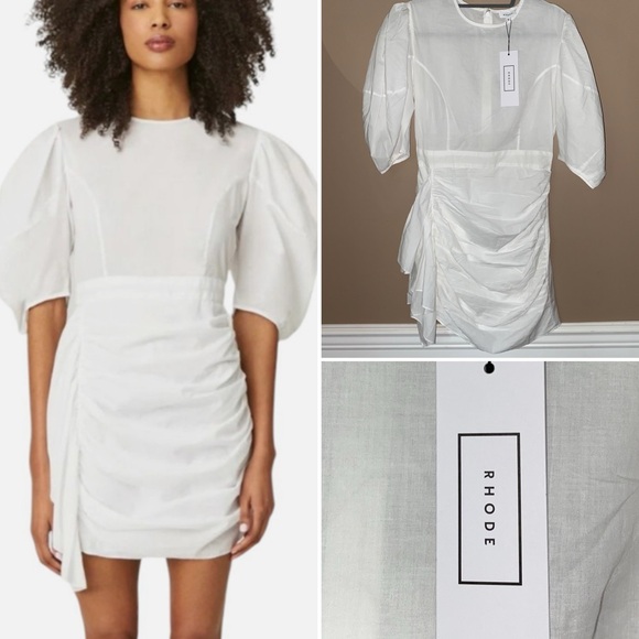 RHODE Dresses & Skirts - NEW $398 Revolve Rhode Pia Dress White Small NWT